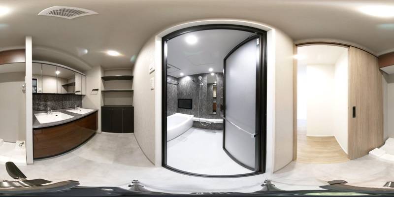 パノラマ画像バスルーム