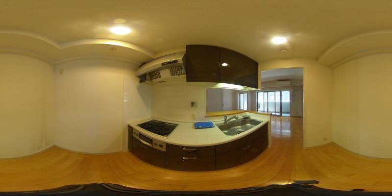 パノラマ画像キッチン