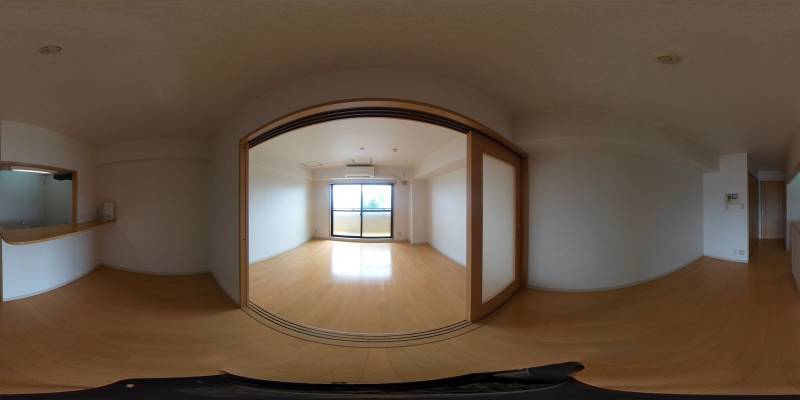 パノラマ画像リビング