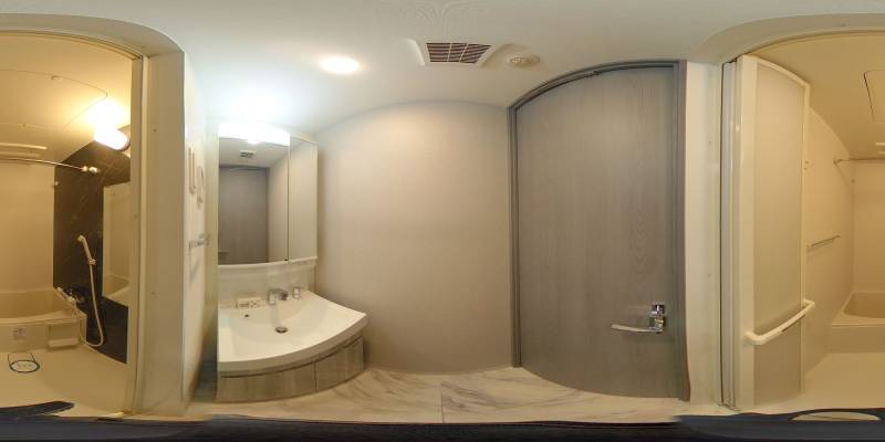 パノラマ画像バスルーム