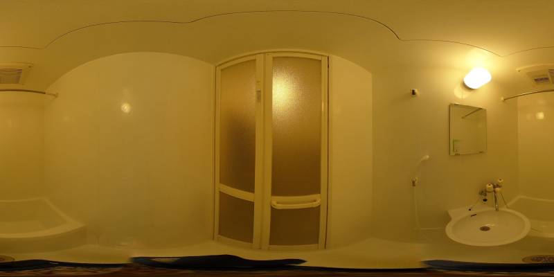 パノラマ画像バスルーム