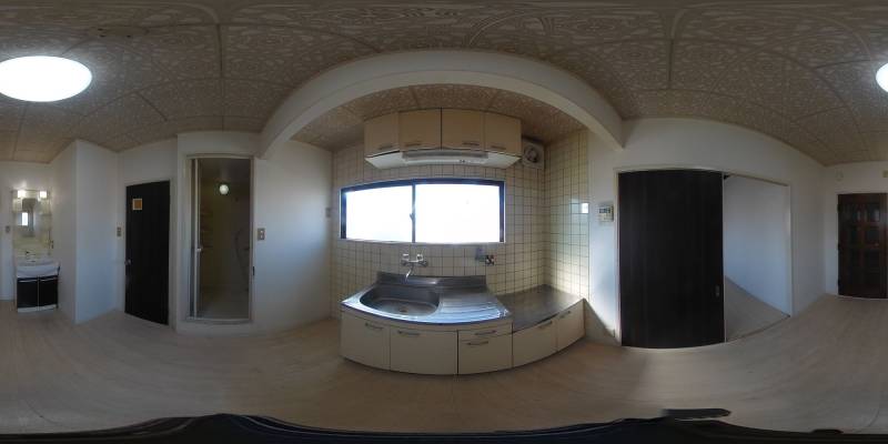 パノラマ画像キッチン