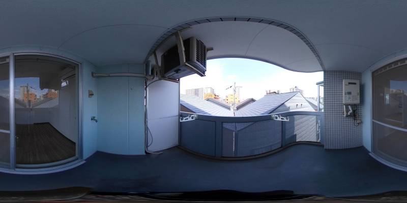 パノラマ画像バルコニー
