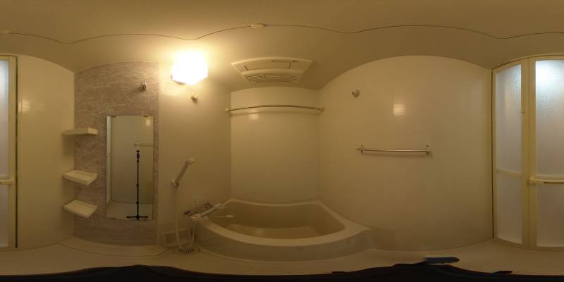 パノラマ画像バスルーム