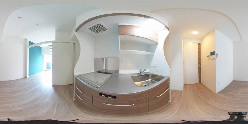 パノラマ画像キッチン