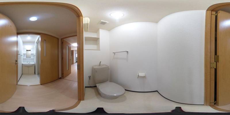 パノラマ画像トイレ