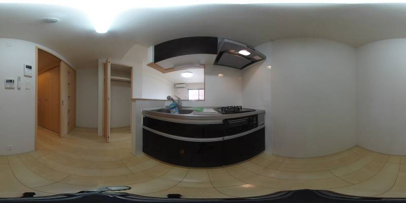 パノラマ画像キッチン