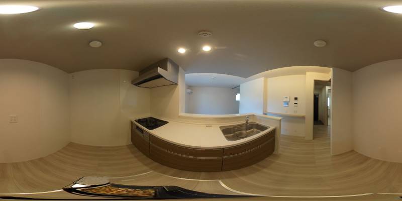 パノラマ画像キッチン