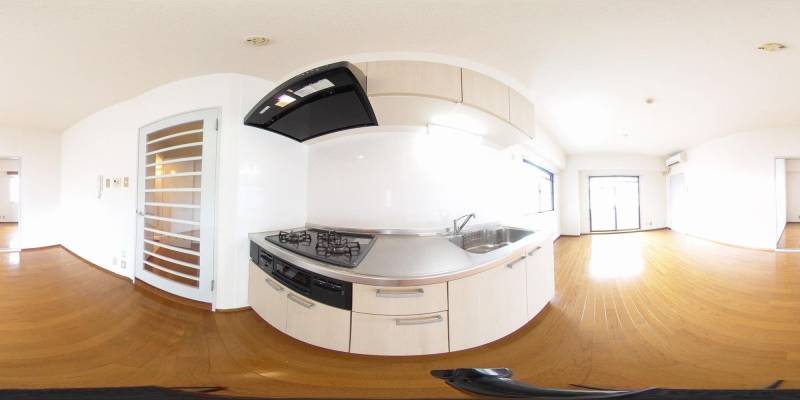 パノラマ画像キッチン