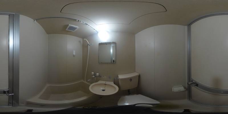 パノラマ画像バスルーム