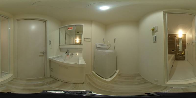 パノラマ画像洗面所