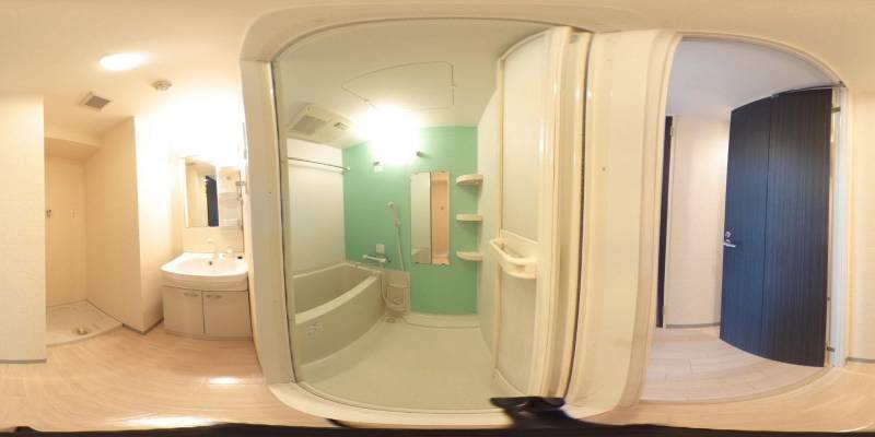 パノラマ画像バスルーム