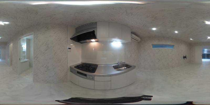 パノラマ画像キッチン