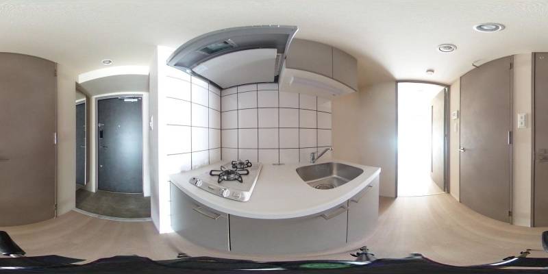 パノラマ画像キッチン