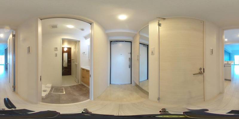 パノラマ画像玄関