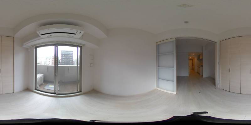 パノラマ画像寝室