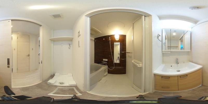 パノラマ画像バスルーム