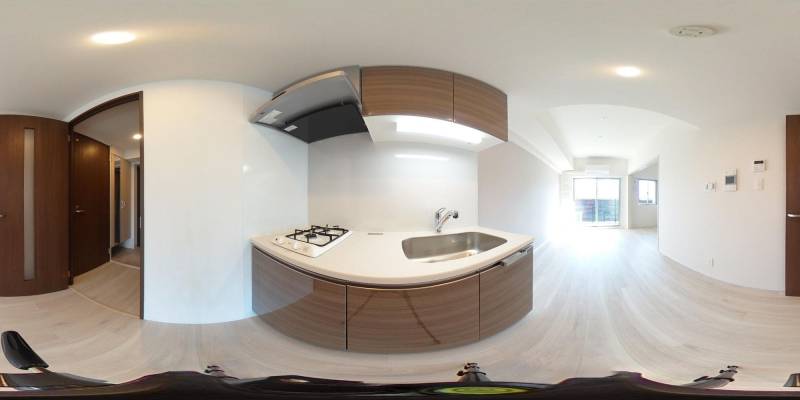 パノラマ画像キッチン