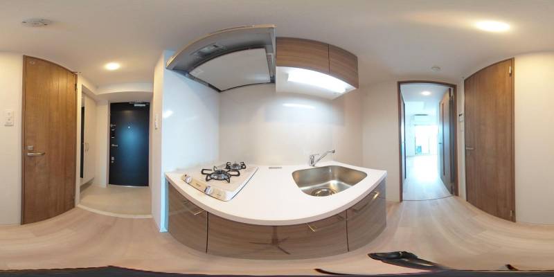 パノラマ画像キッチン