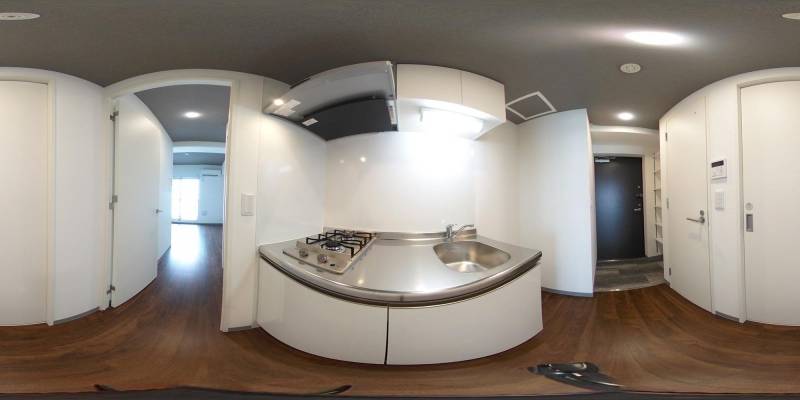 パノラマ画像キッチン