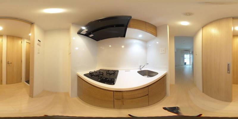 パノラマ画像キッチン