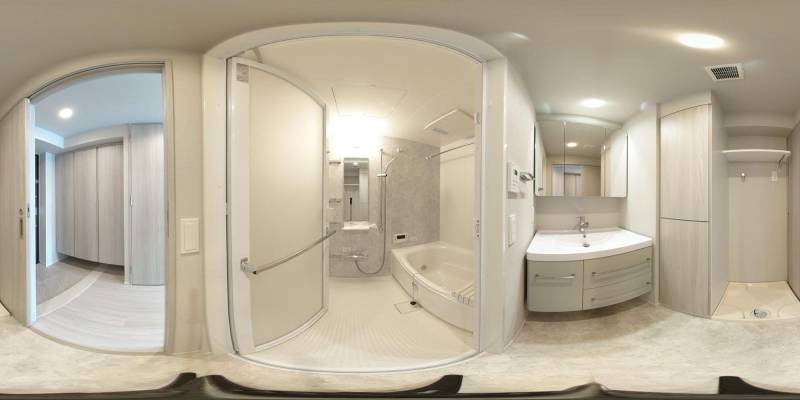 パノラマ画像バスルーム