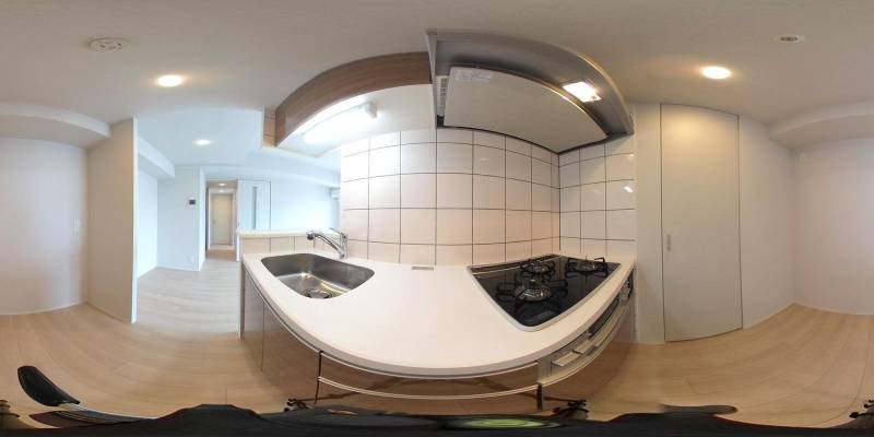 パノラマ画像キッチン