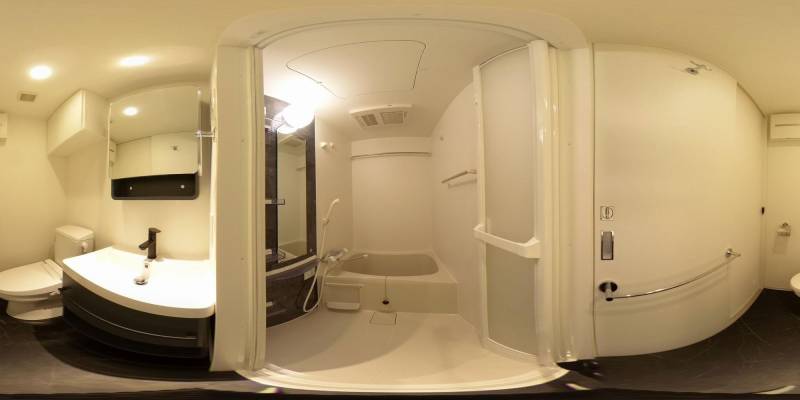 パノラマ画像洗面所