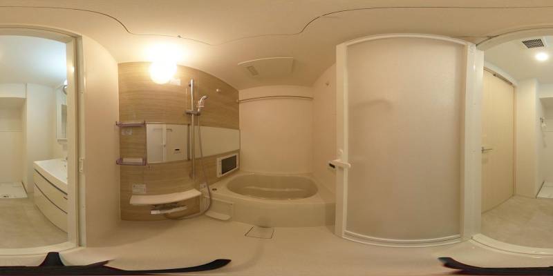 パノラマ画像バスルーム