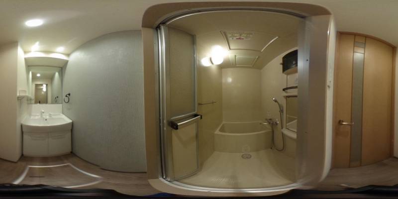 パノラマ画像洗面所