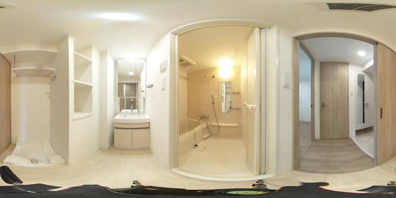 パノラマ画像バスルーム