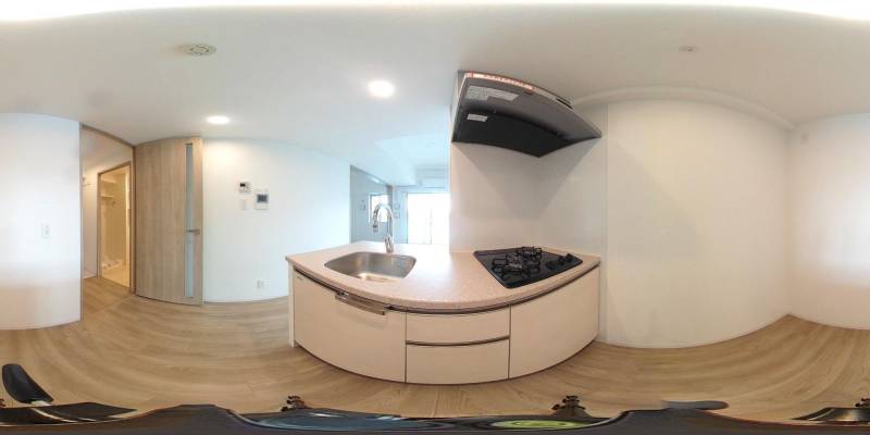 パノラマ画像キッチン