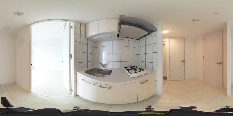 パノラマ画像キッチン