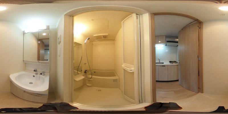 パノラマ画像バスルーム