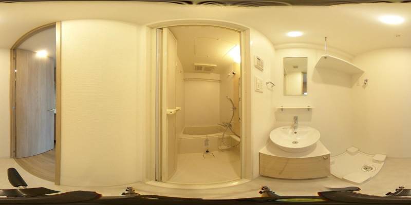 パノラマ画像バスルーム