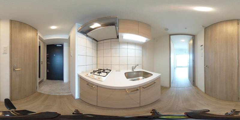 パノラマ画像キッチン