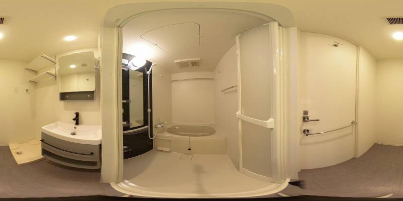 パノラマ画像バスルーム