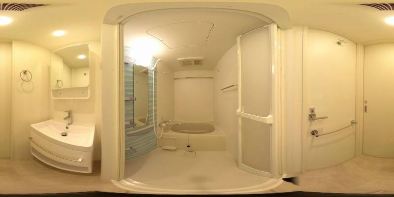 パノラマ画像バスルーム