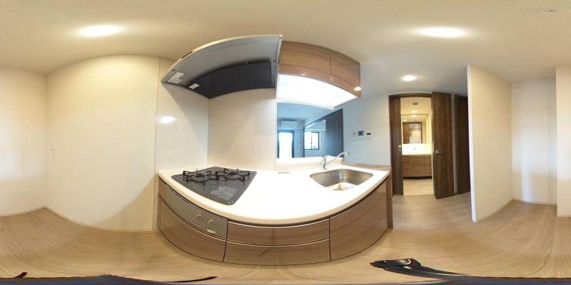 パノラマ画像キッチン