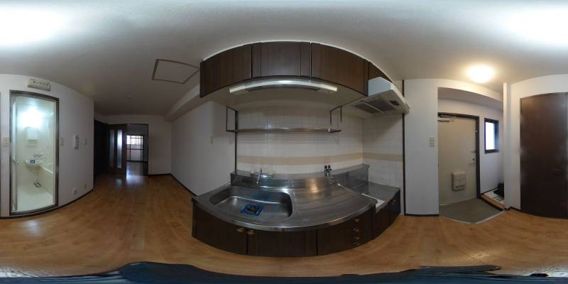 パノラマ画像キッチン