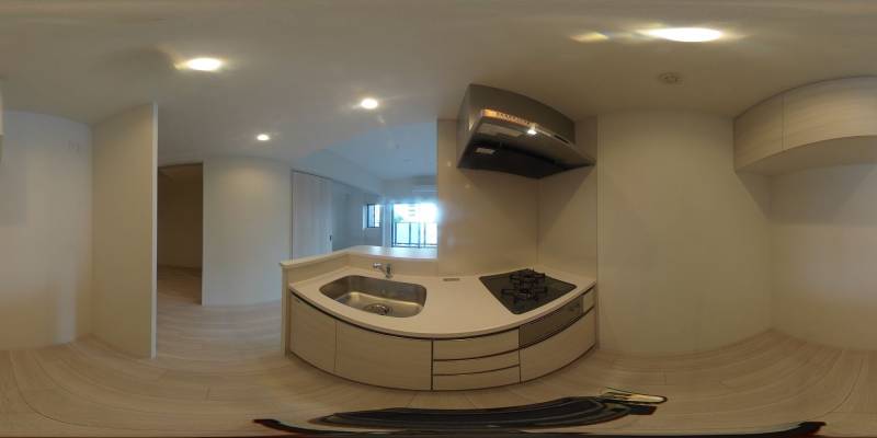 パノラマ画像キッチン