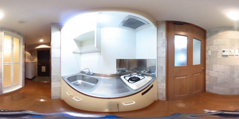 パノラマ画像キッチン