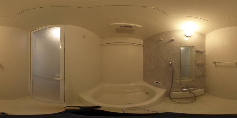 パノラマ画像バスルーム