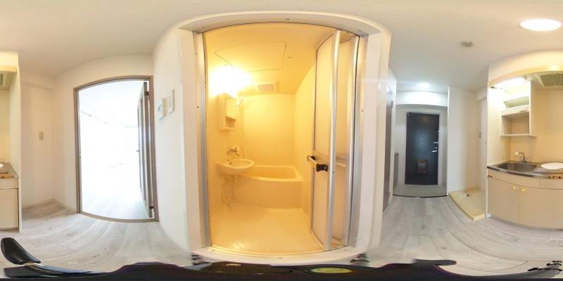 パノラマ画像バスルーム