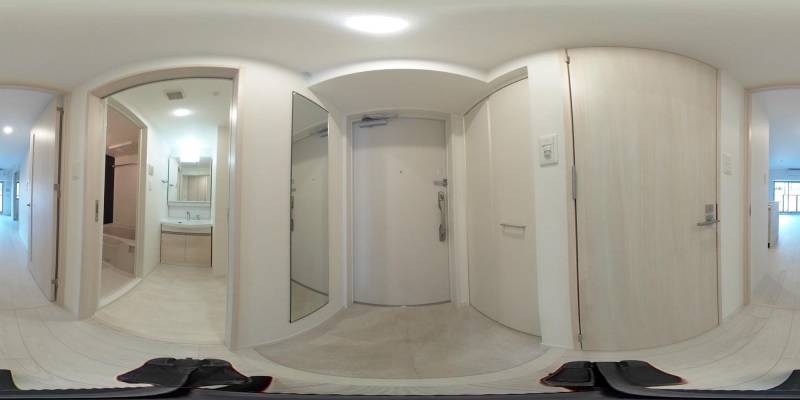 パノラマ画像玄関