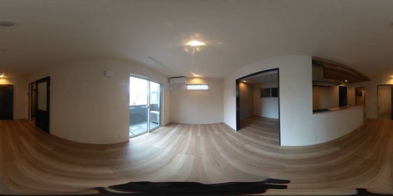 パノラマ画像リビング