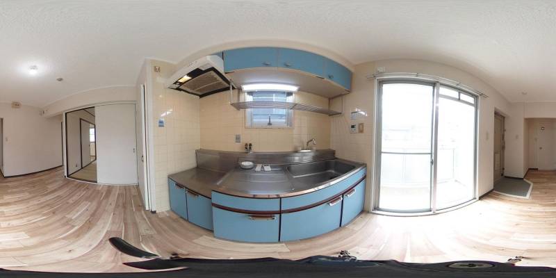 パノラマ画像キッチン