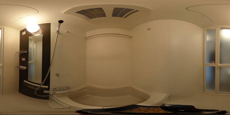 パノラマ画像バスルーム