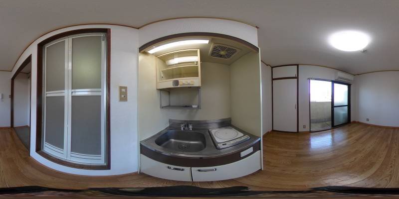 パノラマ画像キッチン