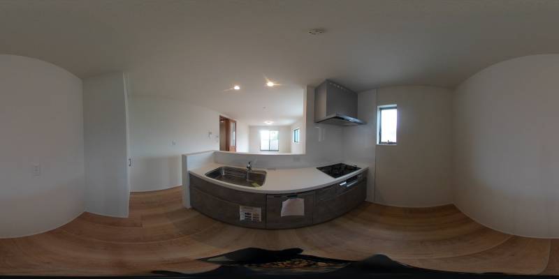 パノラマ画像キッチン